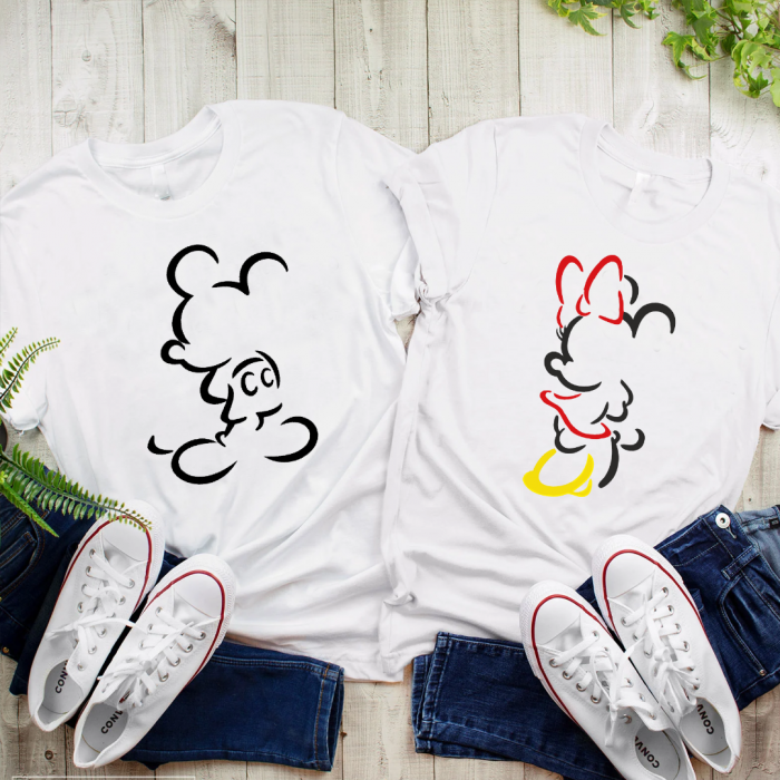 Set tricouri personalizate cupluri - Mikey Minie Mouse [1]