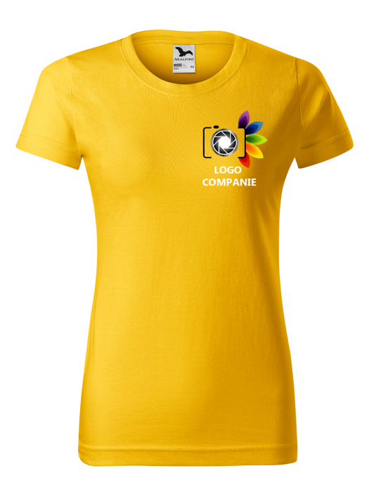Tricou Personalizat cu Logo Firma – Femeie / Bumbac 100% [2]