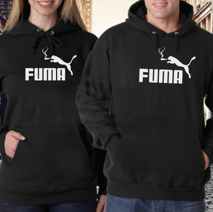 Set hanorace personalizate pentru cupluri - Fuma [2]