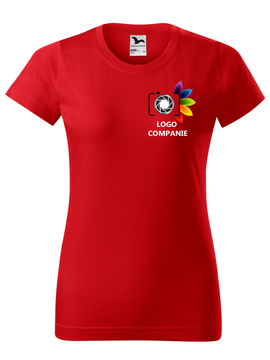 Tricou Personalizat cu Logo Firma – Femeie / Bumbac 100% [4]