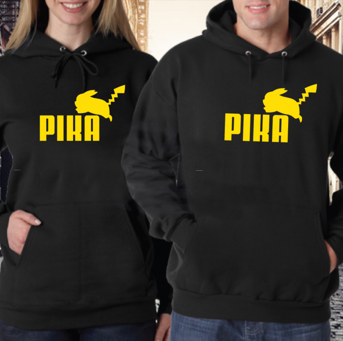 Hanorace personalizate cupluri - Pika [2]