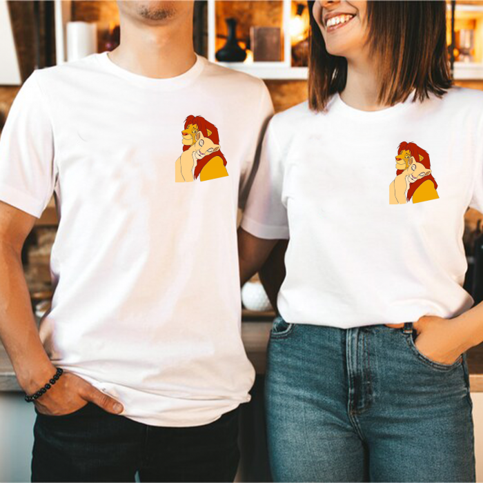 Set tricouri cuplu Lion Couple [2]