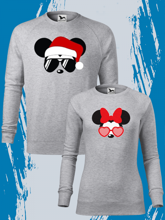Set bluze cupluri Mickey Mouse de Crăciun [1]