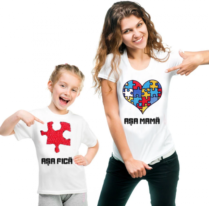 Tricouri personalizate mamă și fiică - Așa mamă, așa fică [1]