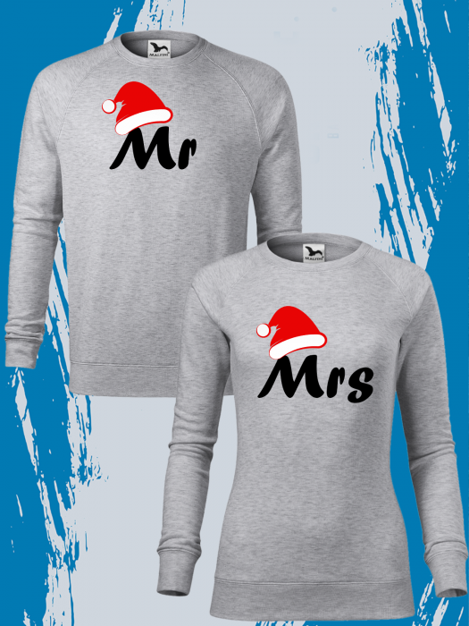 Set bluze personalizate pentru cupluri de Crăciun - Mr & Mrs [1]