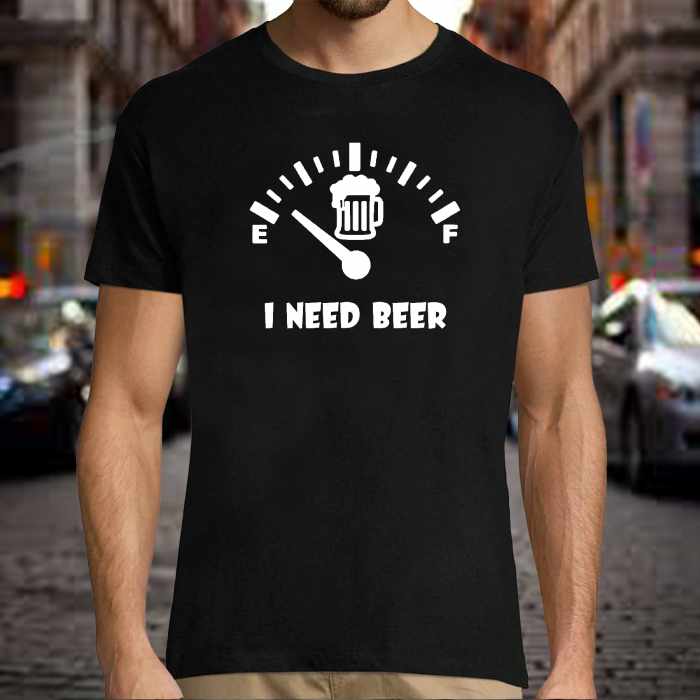 Tricou personalizat cu textul -I need beer [2]