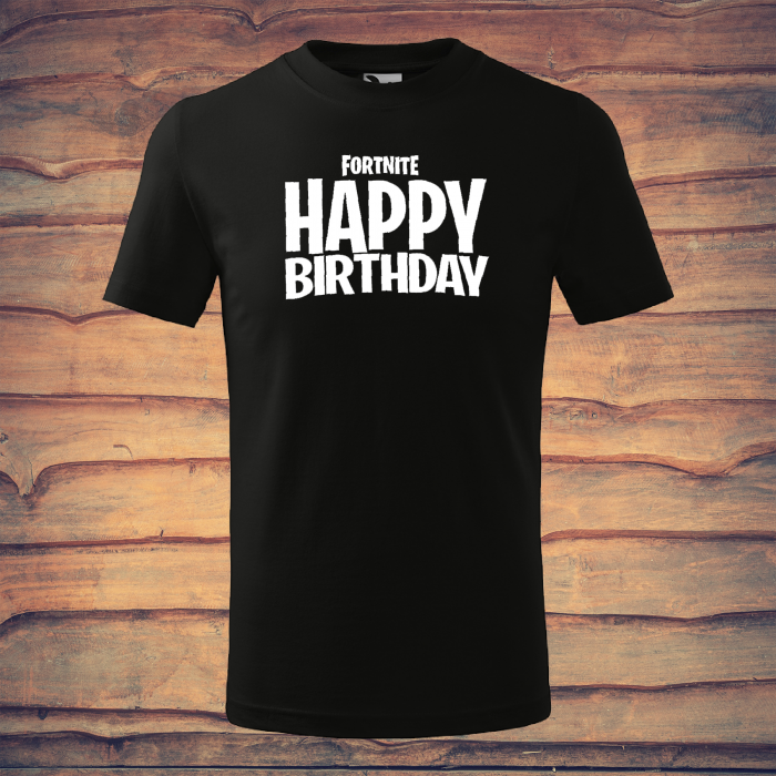 Tricou personalizat copii Happy Birthday - Fortnite [1]