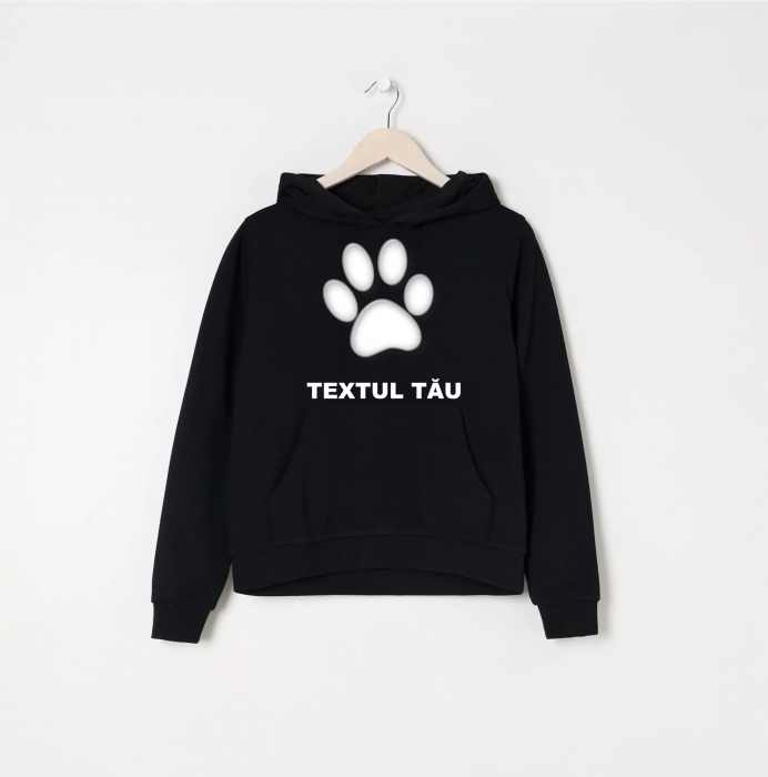 Hanorac personalizat damă - I LOVE DOGS [2]