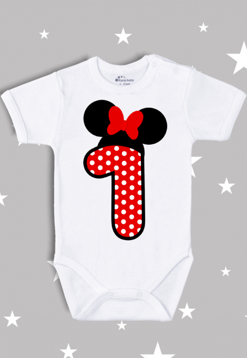 Body bebeluș personalizat - Cifra 1 [1]