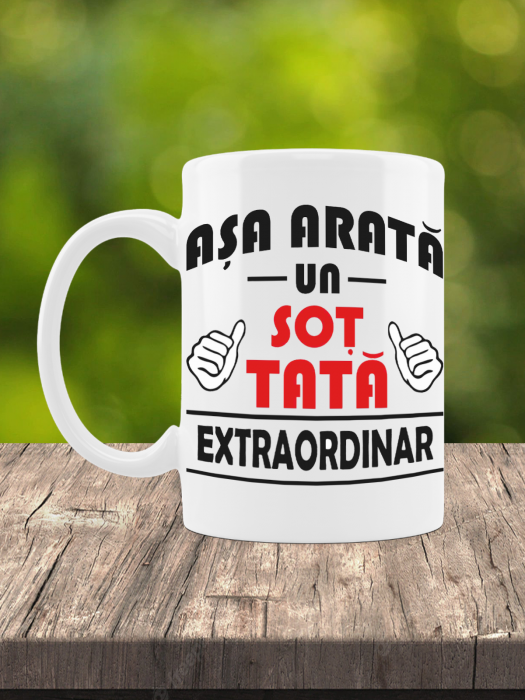 Cană personalizată -Cel mai extraordinar soț [1]
