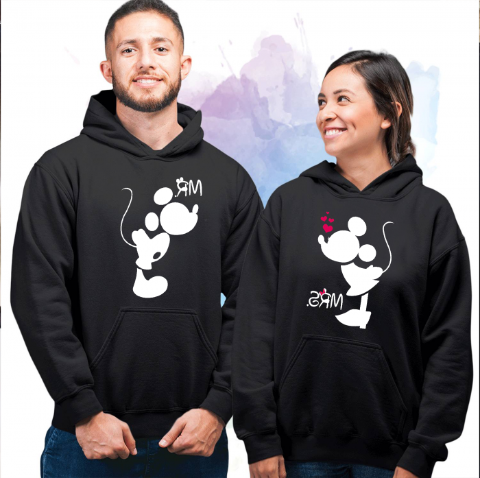 Set hanorace cuplu Mr Mickey / Mrs Mini [1]