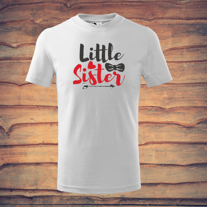Tricou personalizat fetițe little sister [1]