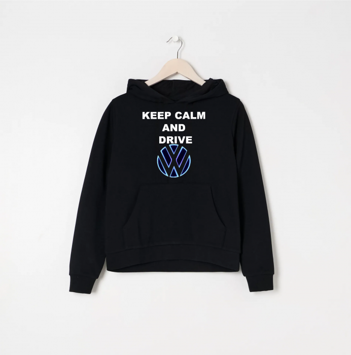 Hanorac personalizat femeii - Keep calm and drive [2]