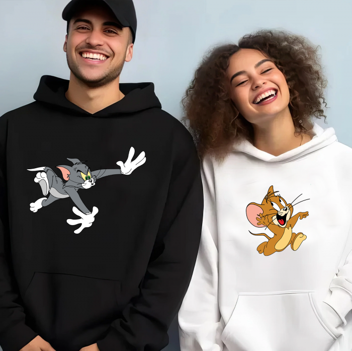 Hanorace personalizate cupluri - Tom & Jerry [1]