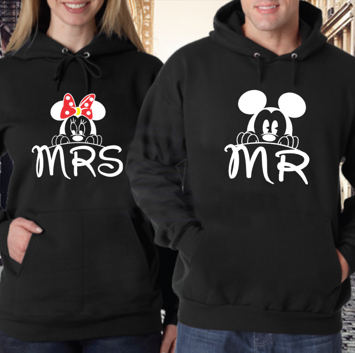 Set hanorace personalizate cu Mickey -MR&MRS [2]