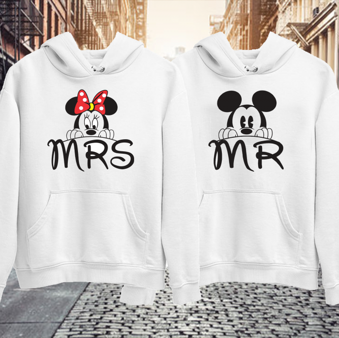 Set hanorace personalizate cu Mickey -MR&MRS [1]