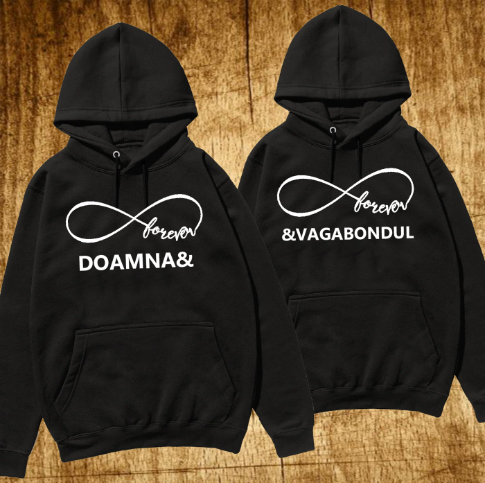 Set hanorace personalizate Forever - Doamna și Vagabondul [1]