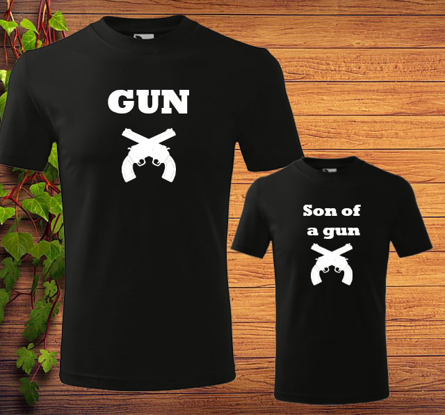 Set personalizat tată&fiu -Gun/Son of a Gun [2]