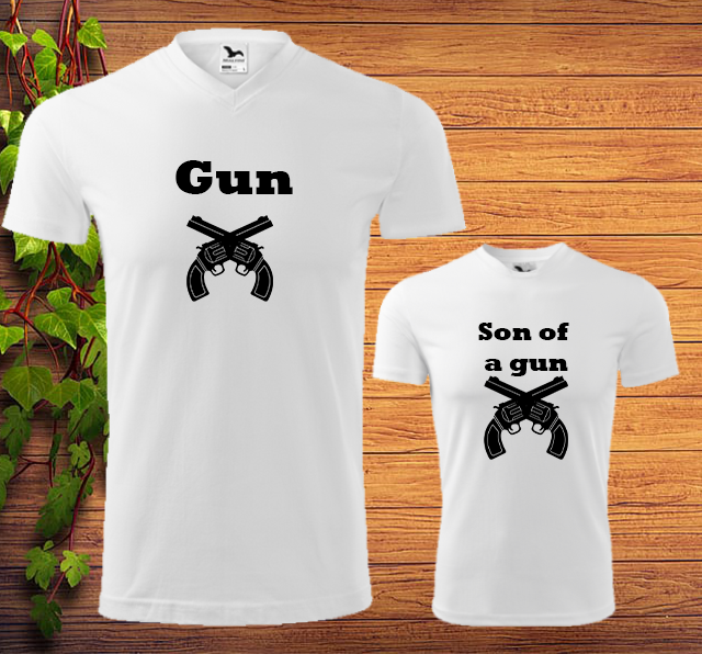 Set personalizat tată&fiu -Gun/Son of a Gun [1]