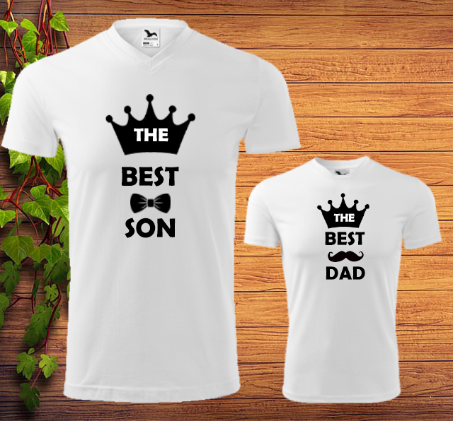 Set personalizat tată&fiu - The Best Son [1]