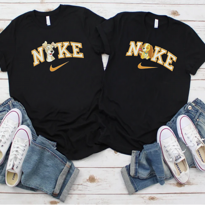 Set tricouri pentru cupluri Nike Doamna si Vagabondul [3]
