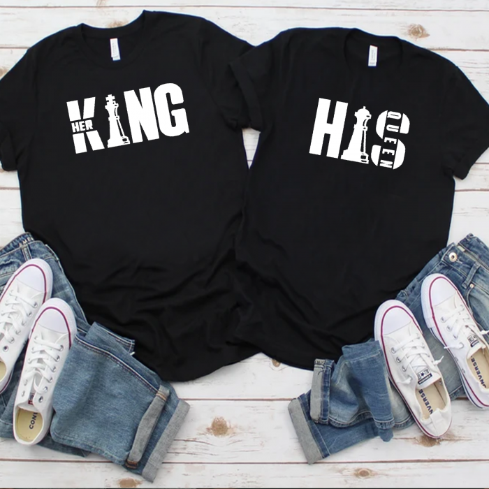 Set tricouri personalizate cuplu -King [3]