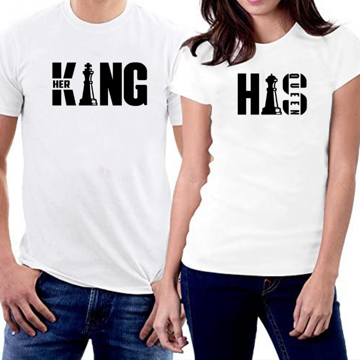 Set tricouri personalizate cuplu -King [2]