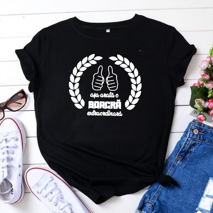 Tricou personalizat cu textul - Așa arată o soacră extraordinară [2]
