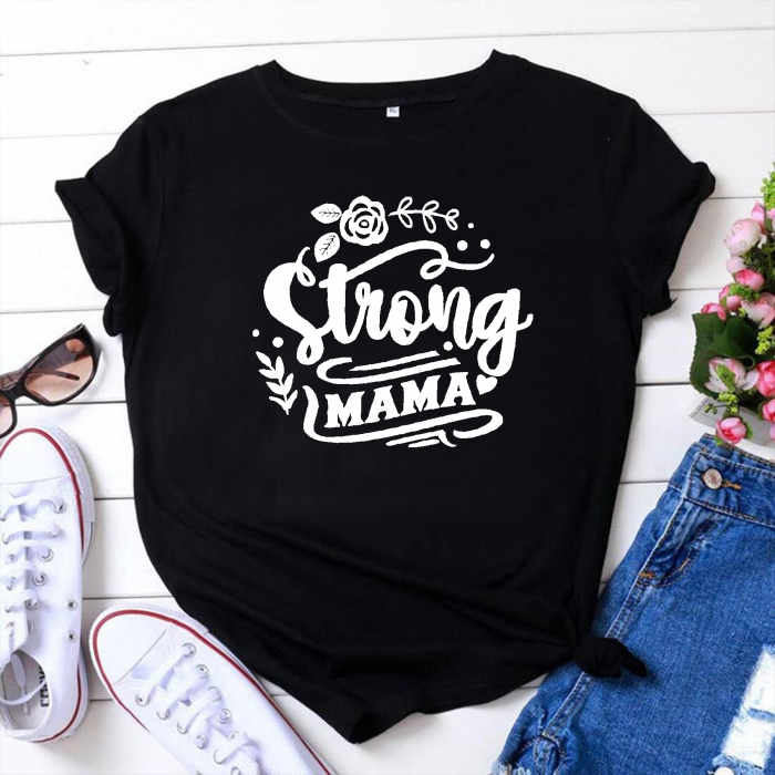 Tricou personalizat damă cu textul -Mamă strong [1]