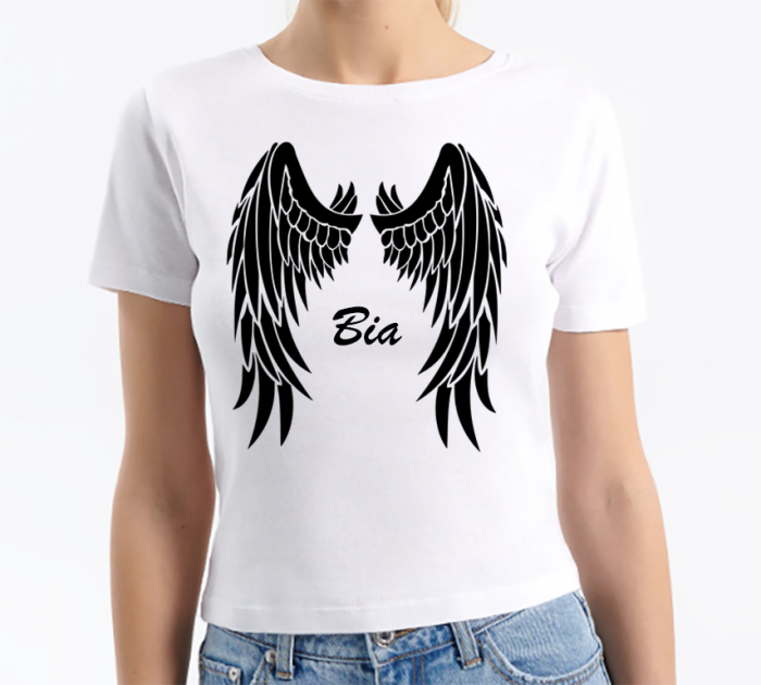 TRICOU PERSONALIZAT - NUMELE TĂU ÎNTRE ARIPI [1]
