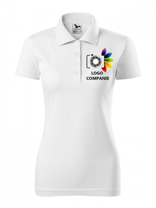 Tricou Polo Femei Personalizat cu Logo – Uniformă Profesională pentru Firme [2]