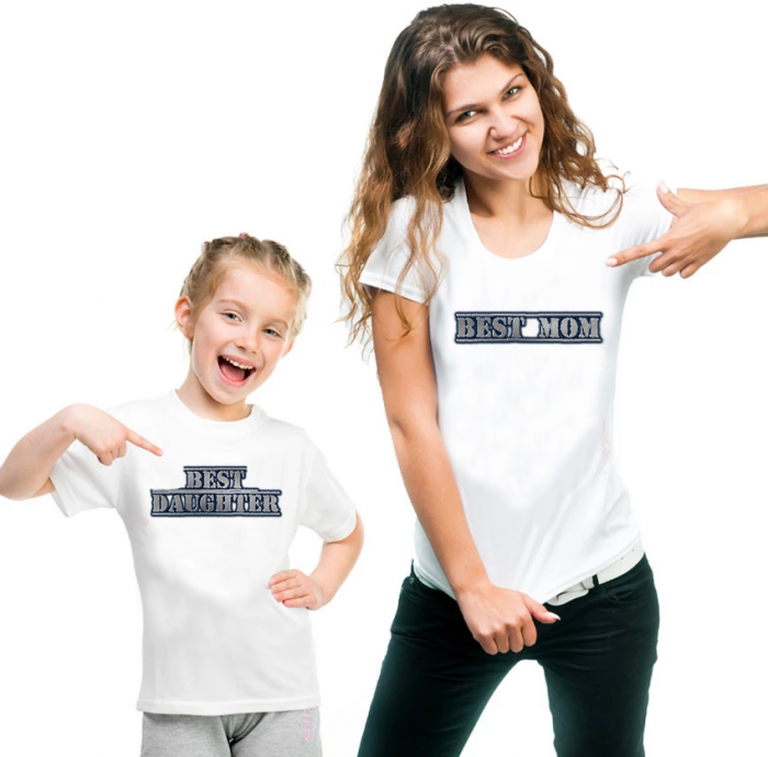 Tricouri personalizate mamă și fiică - Best Mom/Daughter [1]