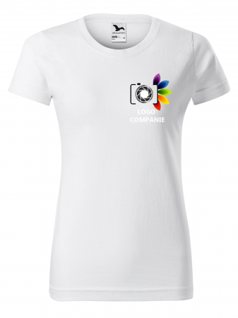 Tricou Personalizat cu Logo Firma – Femeie / Bumbac 100% [5]
