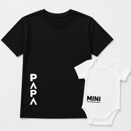PAPA & MINI – Set Tricouri Asortate Tată și Copil [1]