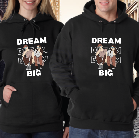 HANORACE PERSONALIZATE CUPLURI - Set hanorace cuplu - Big Dream