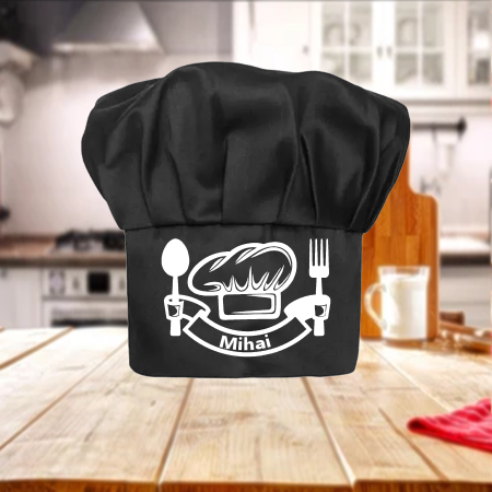 Bonete personalizate bucătari - Bonetă personalizată cu numele tău