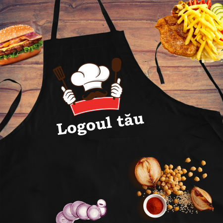 Sort bucatar personalizat cu Logo