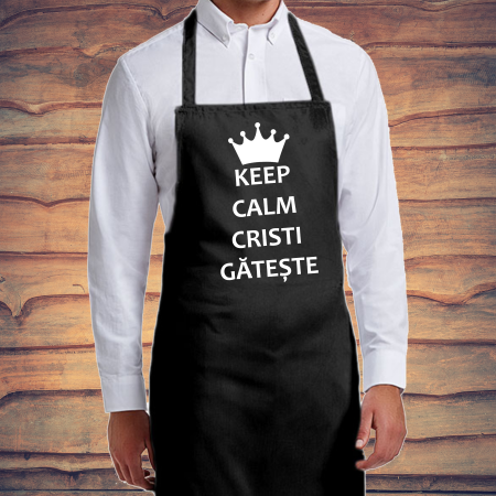 Sort bucatar personalizat - Keep Calm