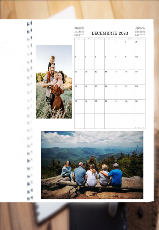 Calendare personalizate - Calendar 2023 personalizat cu două poze
