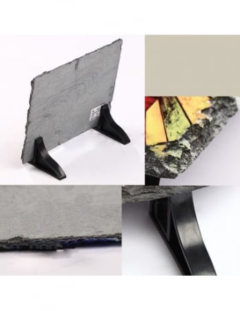 Placă ardezie personalizată poză & text [1]