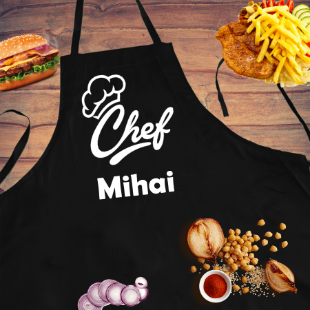 Sort bucatar personalizat - Chef bucatar + Nume