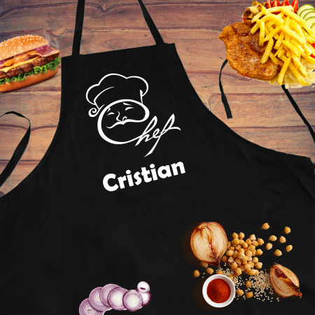 Sort bucatar personalizat - Chef + Nume