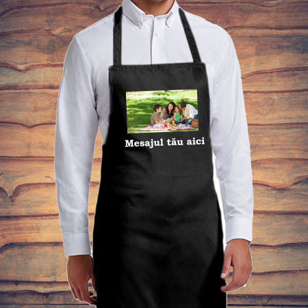 Sort bucatar personalizat - Poza si mesaj [1]