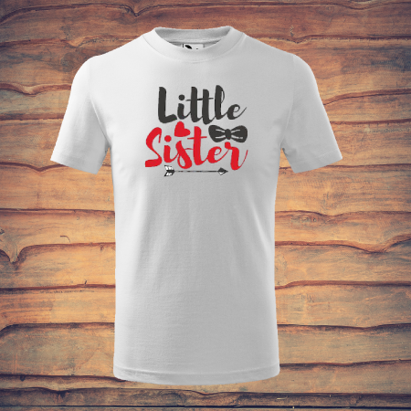 TRICOURI PERSONALIZATE COPII - Tricou personalizat fetițe little sister