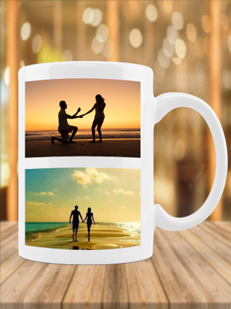 Cană personalizată   Valentine's Day cu 2 poze [0]