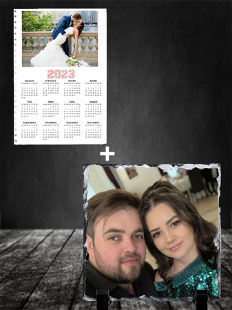 Pachete promotionale - Pachet promoțional 2 :Calendar personalizat și Placă ardezie