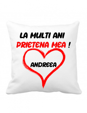 PERNA PERSONALIZATĂ - LA MULȚI ANI PRIETENA MEA
