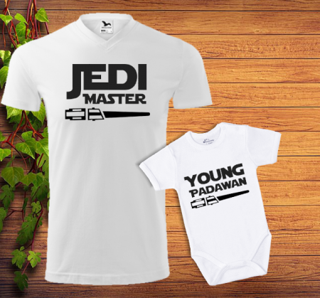TRICOURI PERSONALIZATE TATA & FIU - Set personalizat tată&fiu cu body