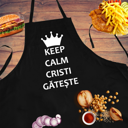 Sort bucatar personalizat - Keep Calm [1]