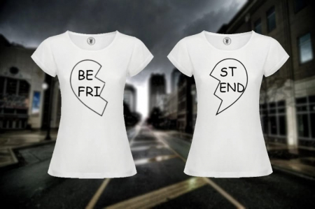 TRICOURI PERSONALIZATE FEMEI - Tricou personalizat -BFF
